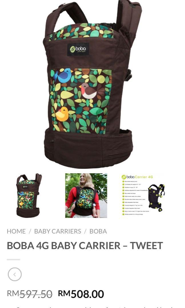 Boba 4G Baby Carrier Tweet Babies Kids Going Out Carriers
