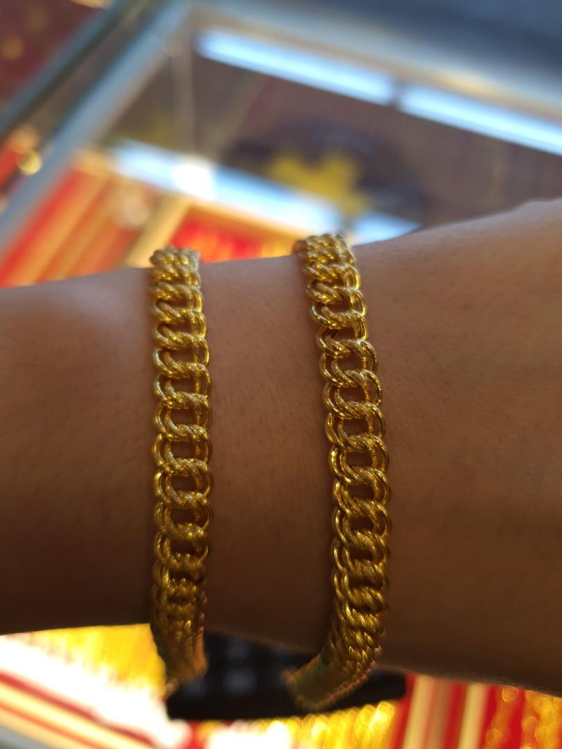 Bracelet 916 Gold gelang emas, Women's Fashion, Jewelry ...