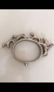 Silver&Bronze Bangles From Timor