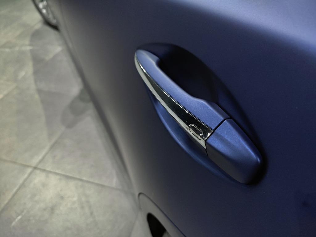 Car Wrap Matte Metallic Blue Car Accessories Accessories On Carousell