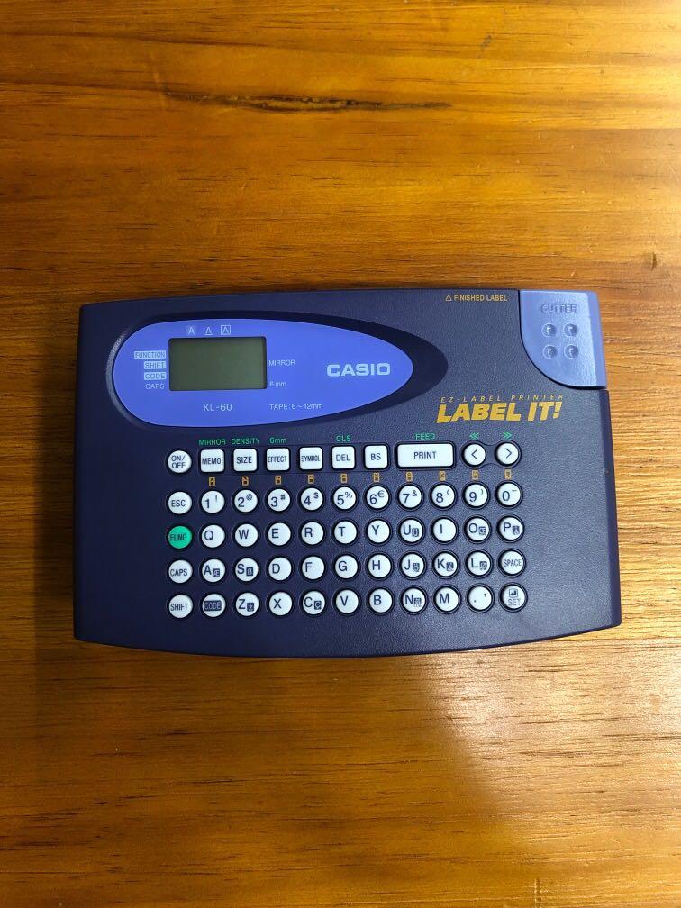 Casio KL-60 label printer, Computers & Tech, Printers ...