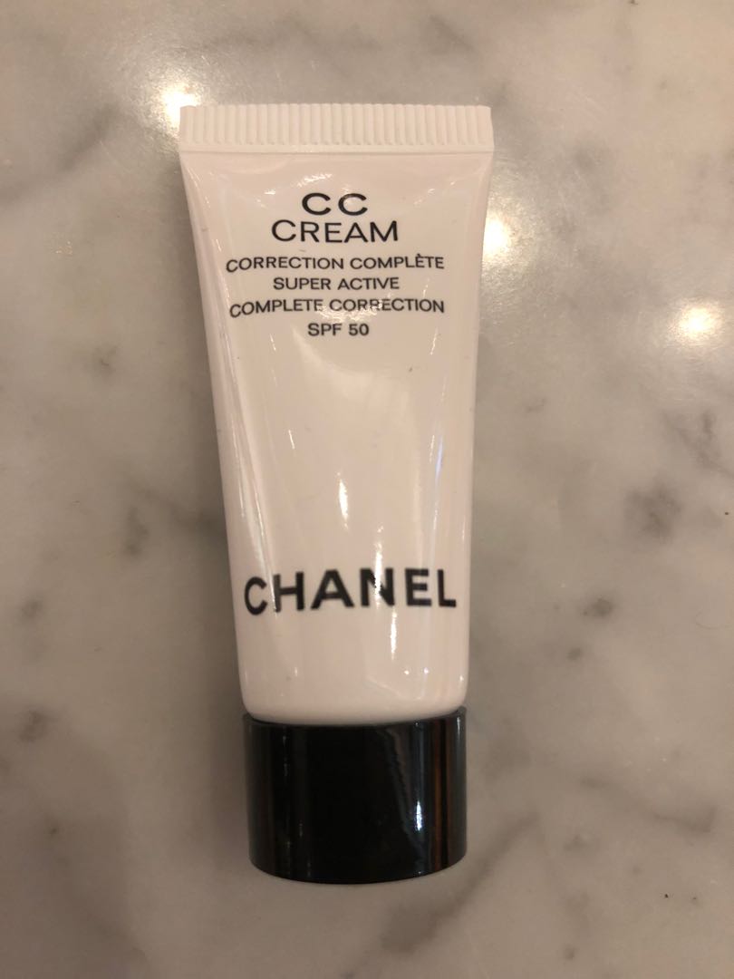 chanel cc cream spf 50 5ml super active complete correction 100% authentic,  Beauty & Personal Care, Face, Makeup on Carousell