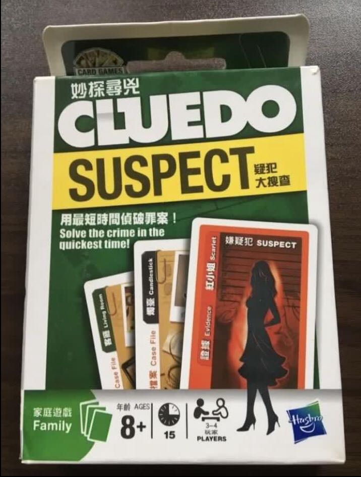 Cluedo Suspect Card Game Hobbies Toys Toys Games On Carousell