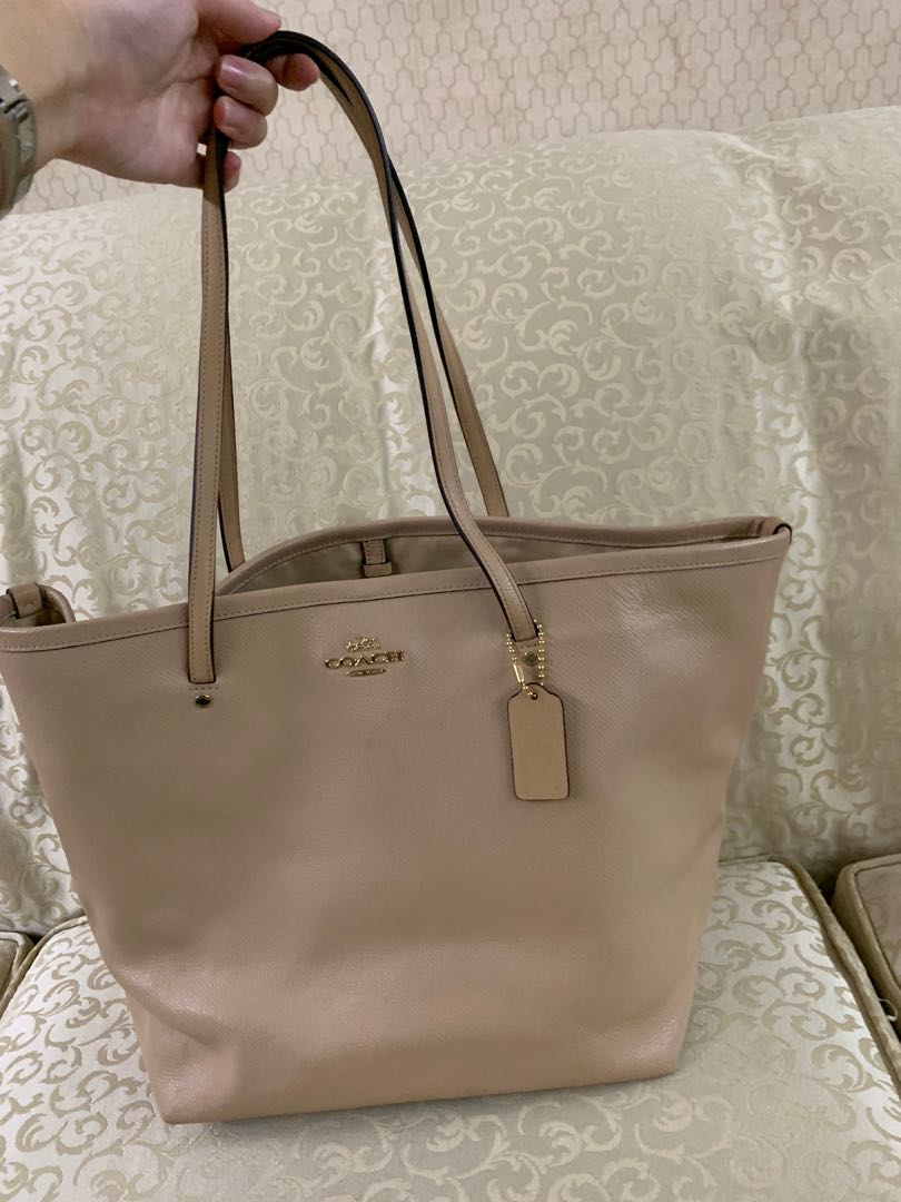 Coach large street tote clearance