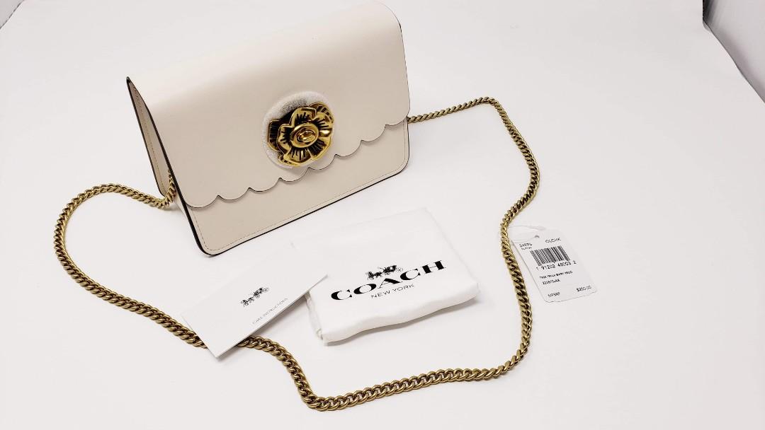Coach bowery crossbody hot sale with tea rose turnlock