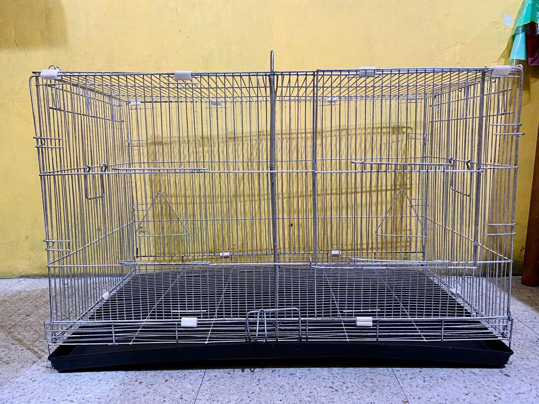Collapsible Double Bird Cage Pet Supplies Homes Other Pet