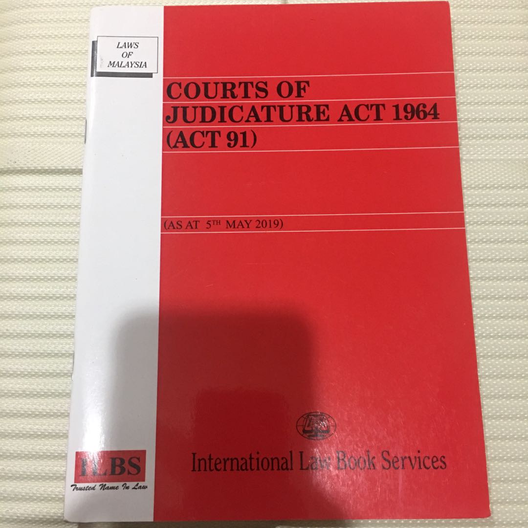 Courts Of Judicature Act Books Stationery Books On Carousell