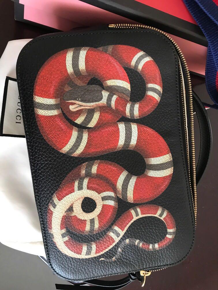 Coveted Gucci Kingsnake Shoulder Bag