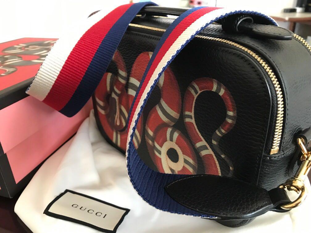 Gucci kingsnake camera bag store