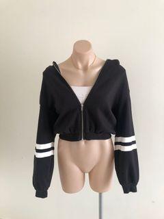 Cropped Jacket Black