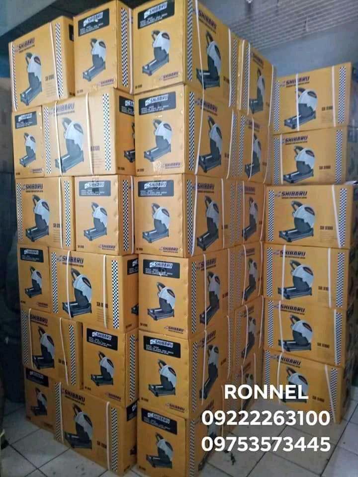 CUT - OFF MACHINE (Category: Construction Tools & Equipment) located in Valenzuela. Submitted by ronnelpowertools (Listing ID 1042833066, Image 2). Description: Price - 5,300 DR SHIBARU CORPORATION JAPAN... Strong power, heavy duty Champion Quality -CUT - OFF MACHINE -Model - SH8100 -Rated Voltage - 220v -Rated Freuency - 50/60Hz -Max wheel diameter - 355mm -Rated power Input - 2200w -Rated speed - 3850 r/min -D type handle for comportable workin