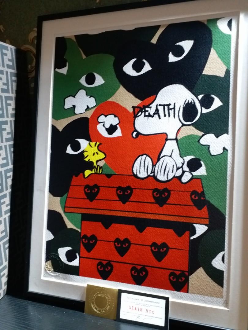 death NYC comme des garcons cdg play x snoopy