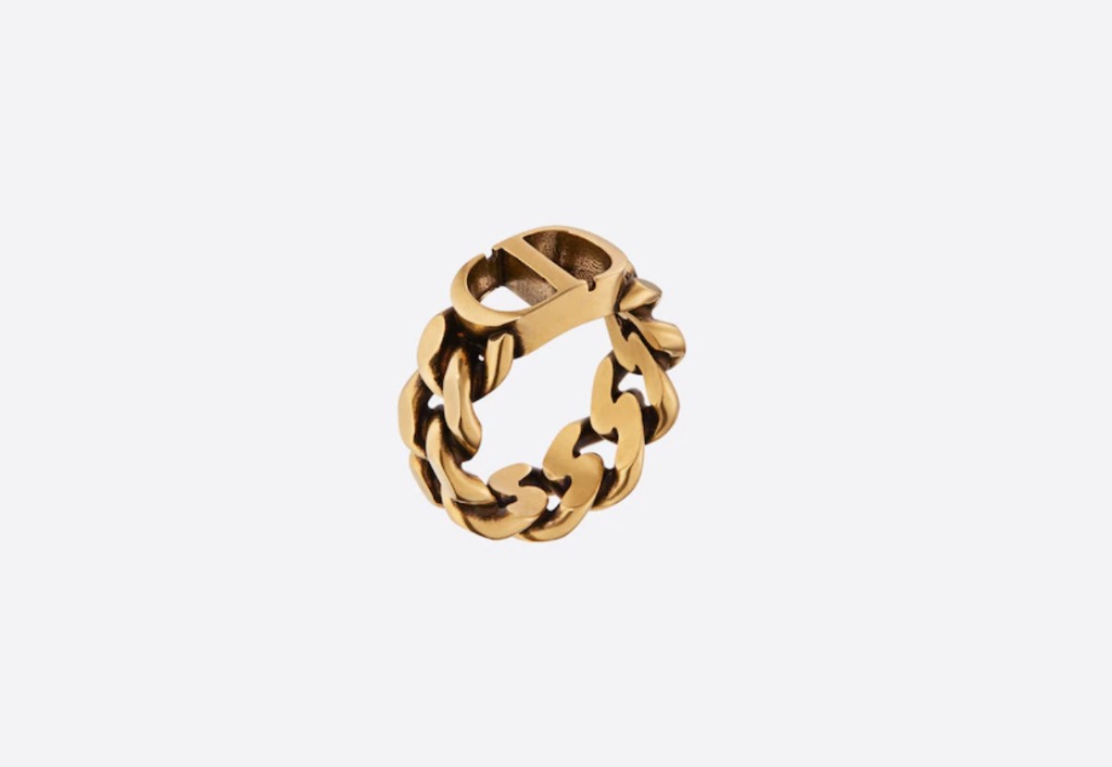 Dior 30 montaigne gold finish ring clearance