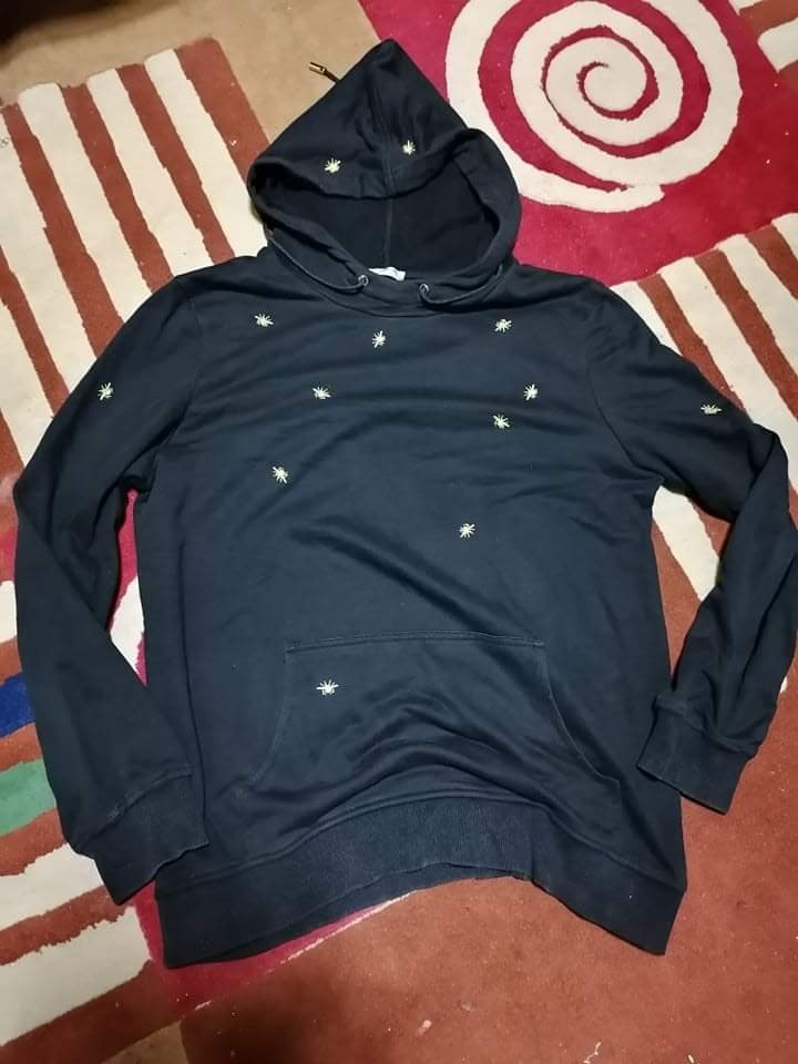 DIOR Homme polka bee design pull over hoodie authentic Luxury Apparel on Carousell