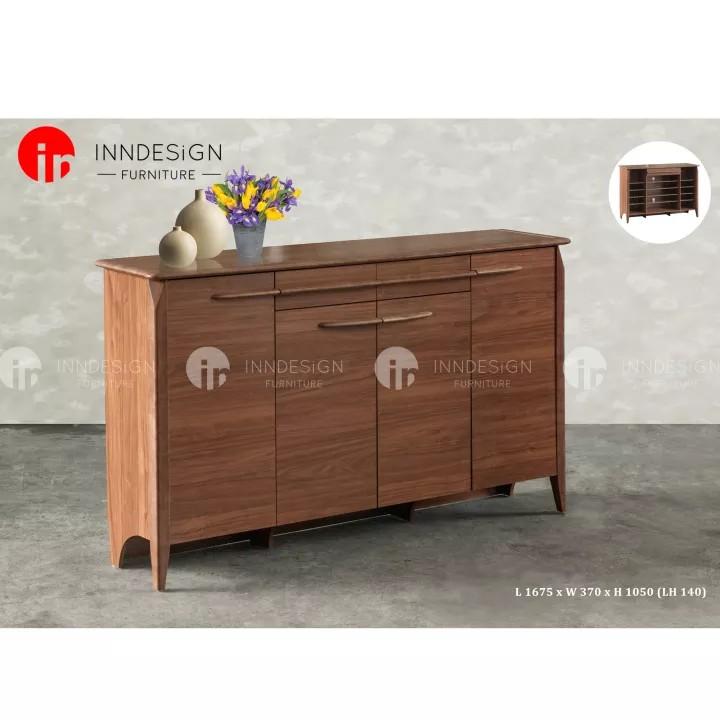 EVO 4 DOORS SHOE CABINET WITH DRAWERS 
