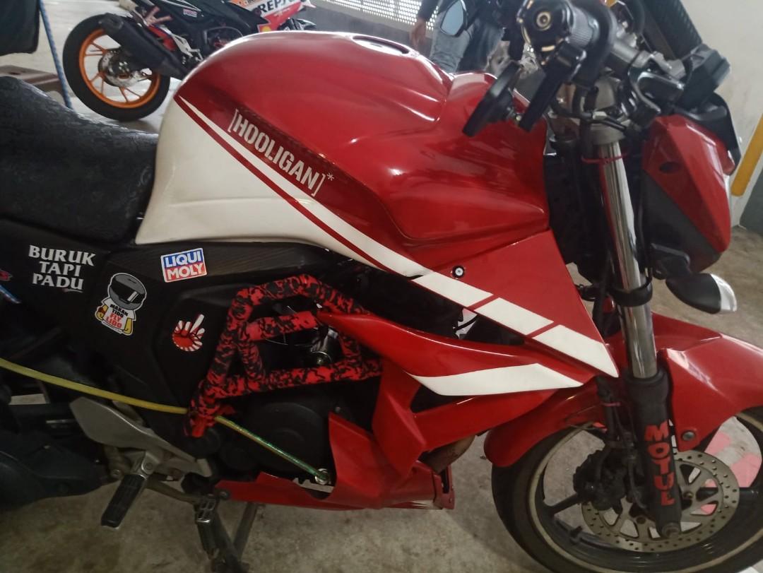 Yamaha fz v2 tank cover sale