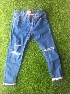 Garage Skinny Ripped Jeans
