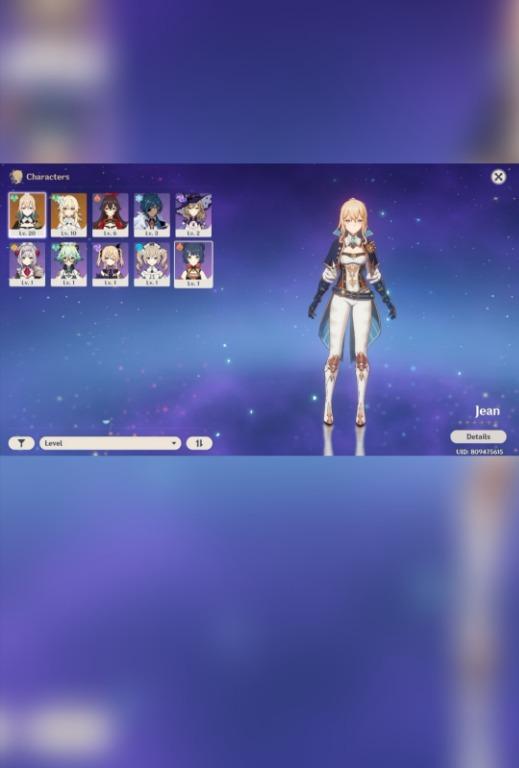 Genshin Impact Ar10 Asia Rare 5 Star Jean Barbara Cons 1 Xiangling Cons 2 Video Gaming Others On Carousell