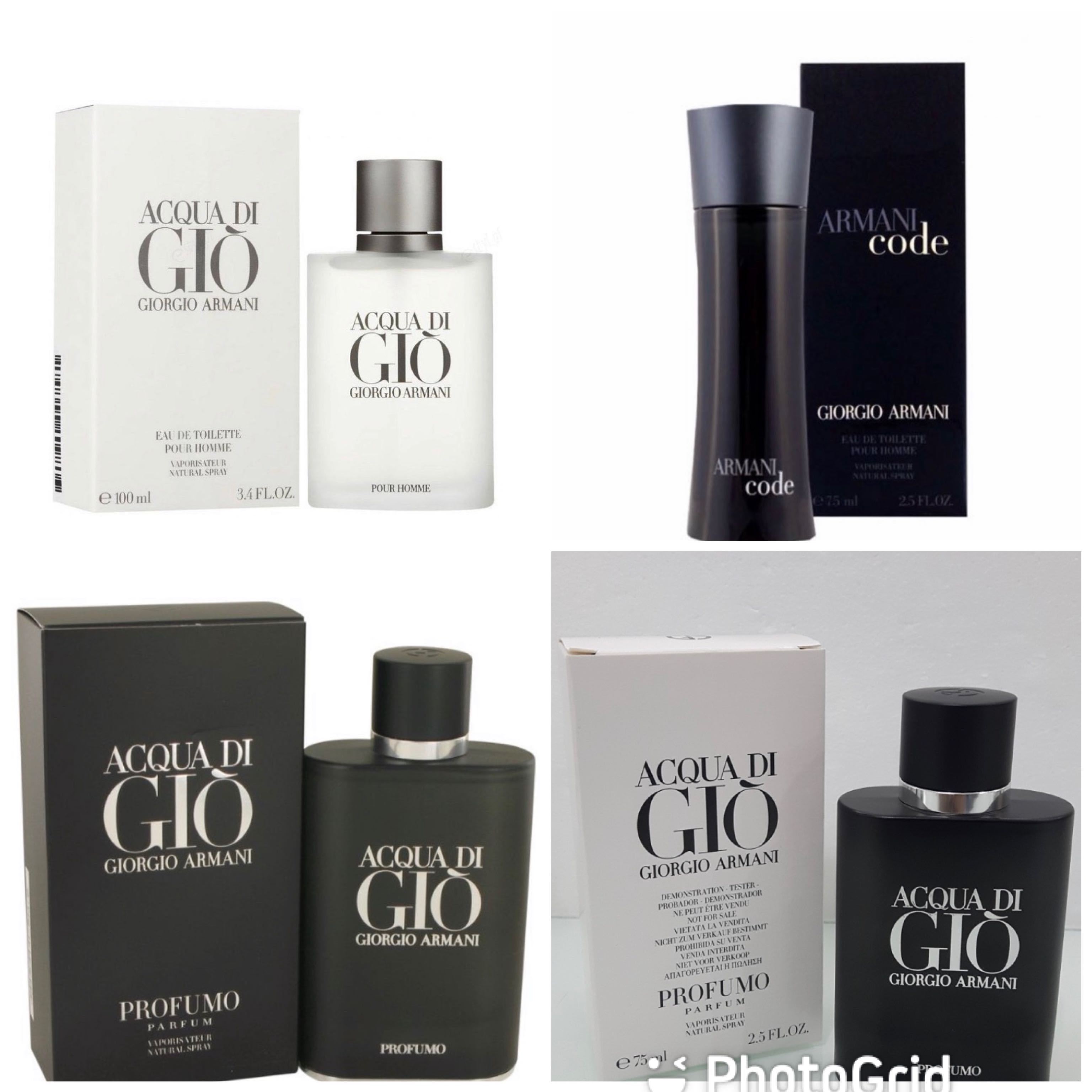 acqua di gio code check