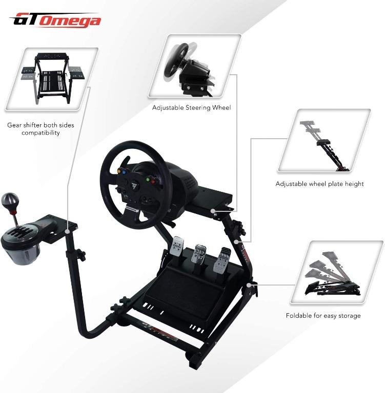 Gt Omega Steering Wheel Stand Pro For Thrustmaster T150 Force Feedback Racing Wheel Ps4 Pedals Supporting Tx Xbox Fanatec Newegg Com