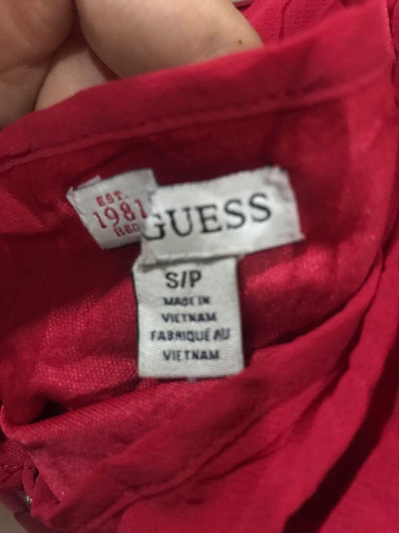 Guess Made in Vietnam Tank Top Bodysuit