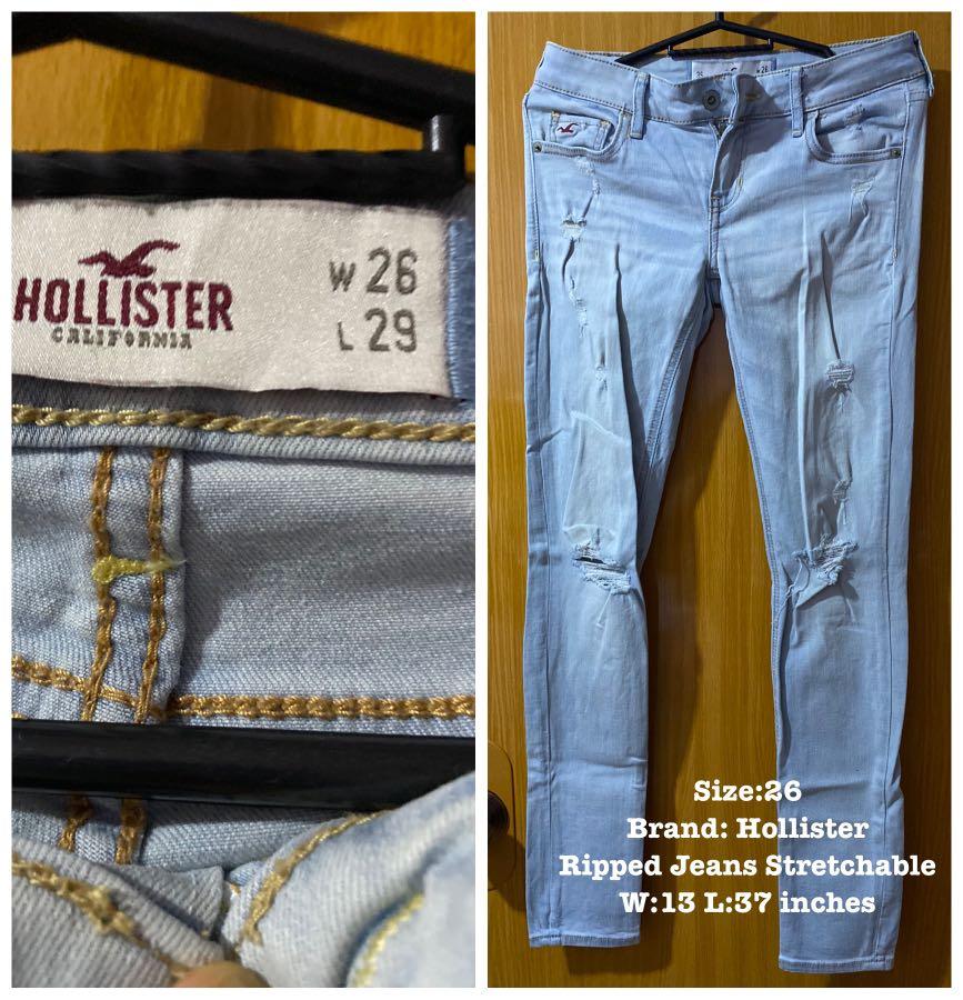size 10 in hollister jeans