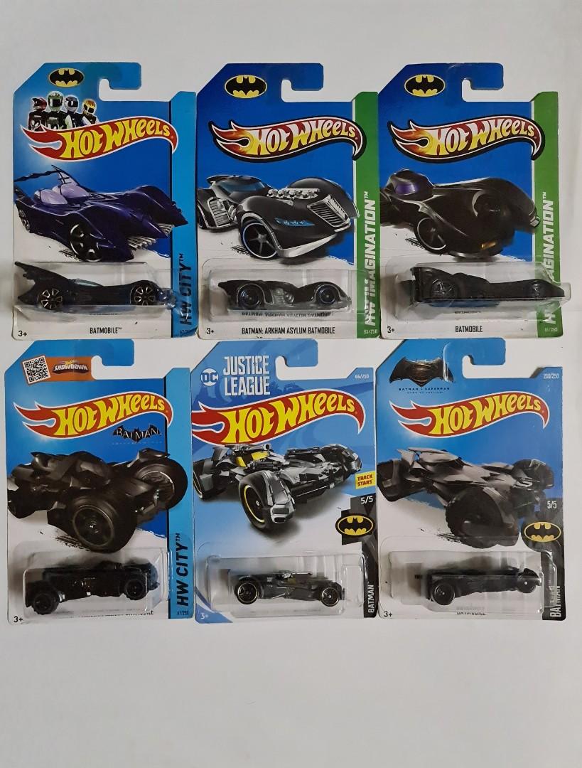 hot wheels batman set of 6