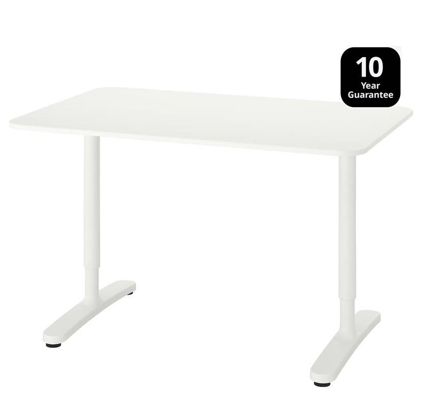 Ikea Bekant Computer Study Table Adjustable Height Furniture Tables Chairs On Carousell