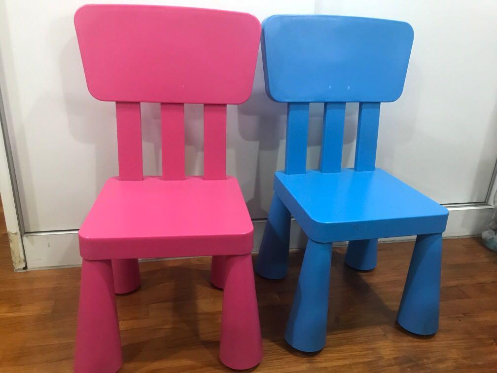 Ikea Mammut Kids Chairs Babies Kids Baby Nursery Kids Furniture Kids Tables Chairs On Carousell