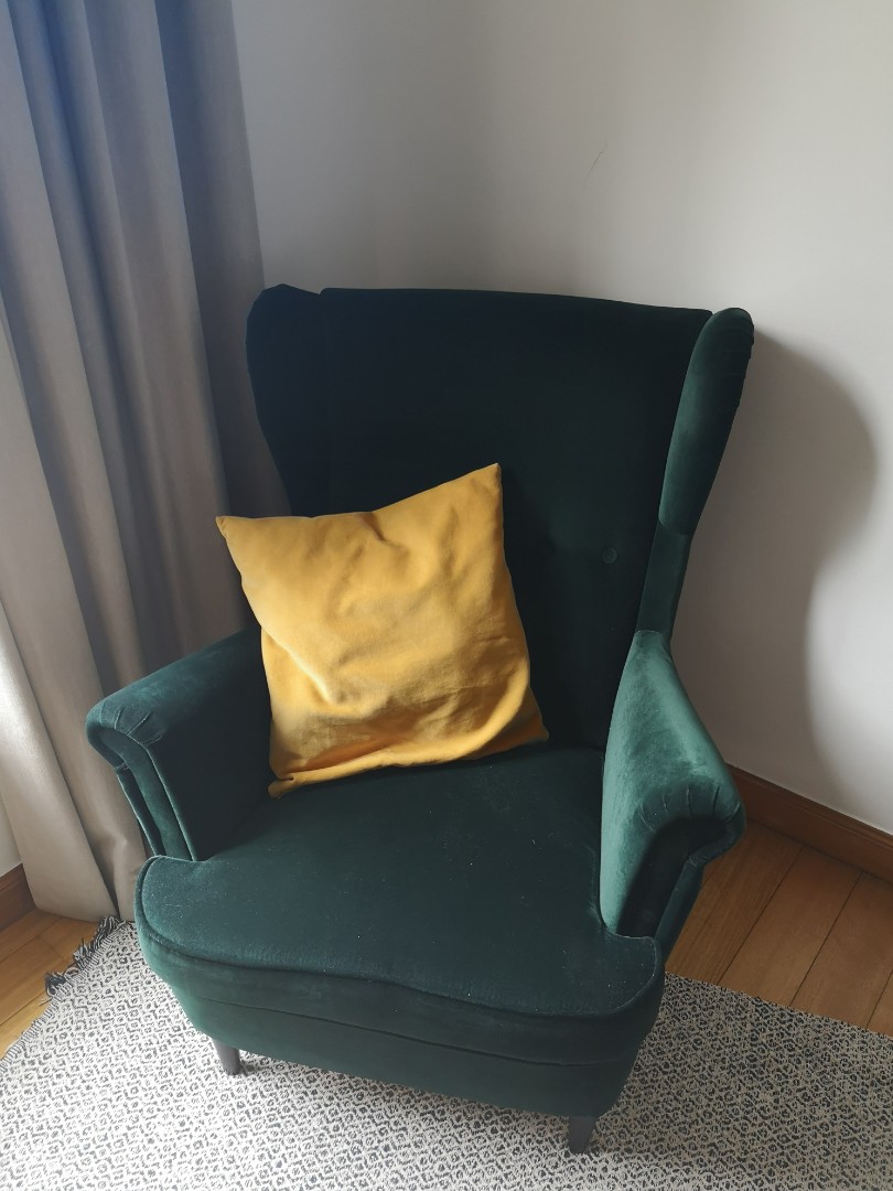 Ikea Strandmon Armchair Green Furniture Tables Chairs On Carousell