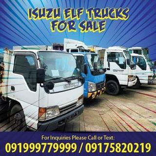 Isuzu elf and canter Trucks for sale mini dump drop side