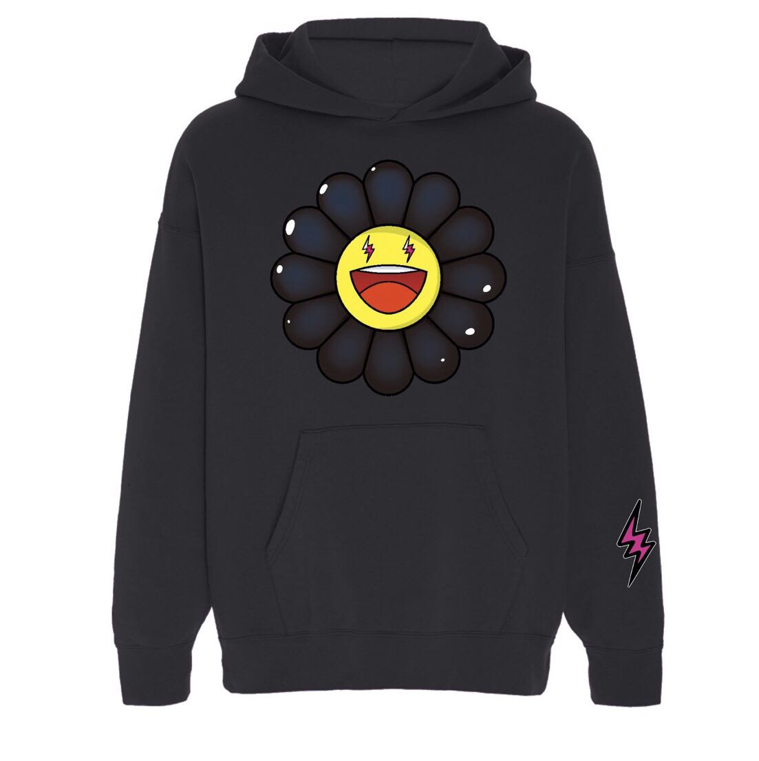 j balvin x takashi murakami 村上隆hoodie, 名牌, 服裝- Carousell