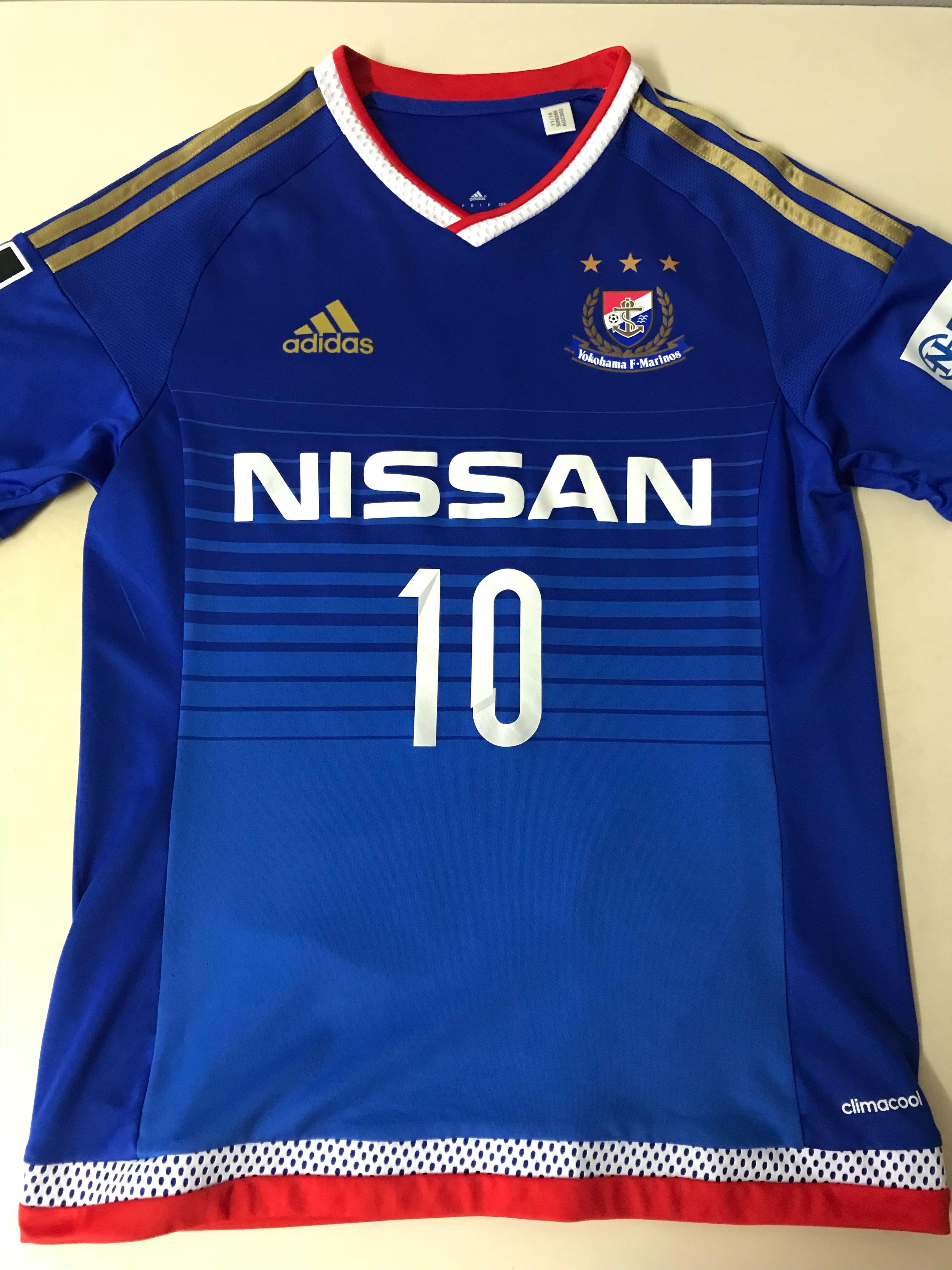 J League J1 日職橫濱水手15 主場球衣足球10號中村俊輔yokohama F Marinos Adidas 運動產品 運動衫 Carousell