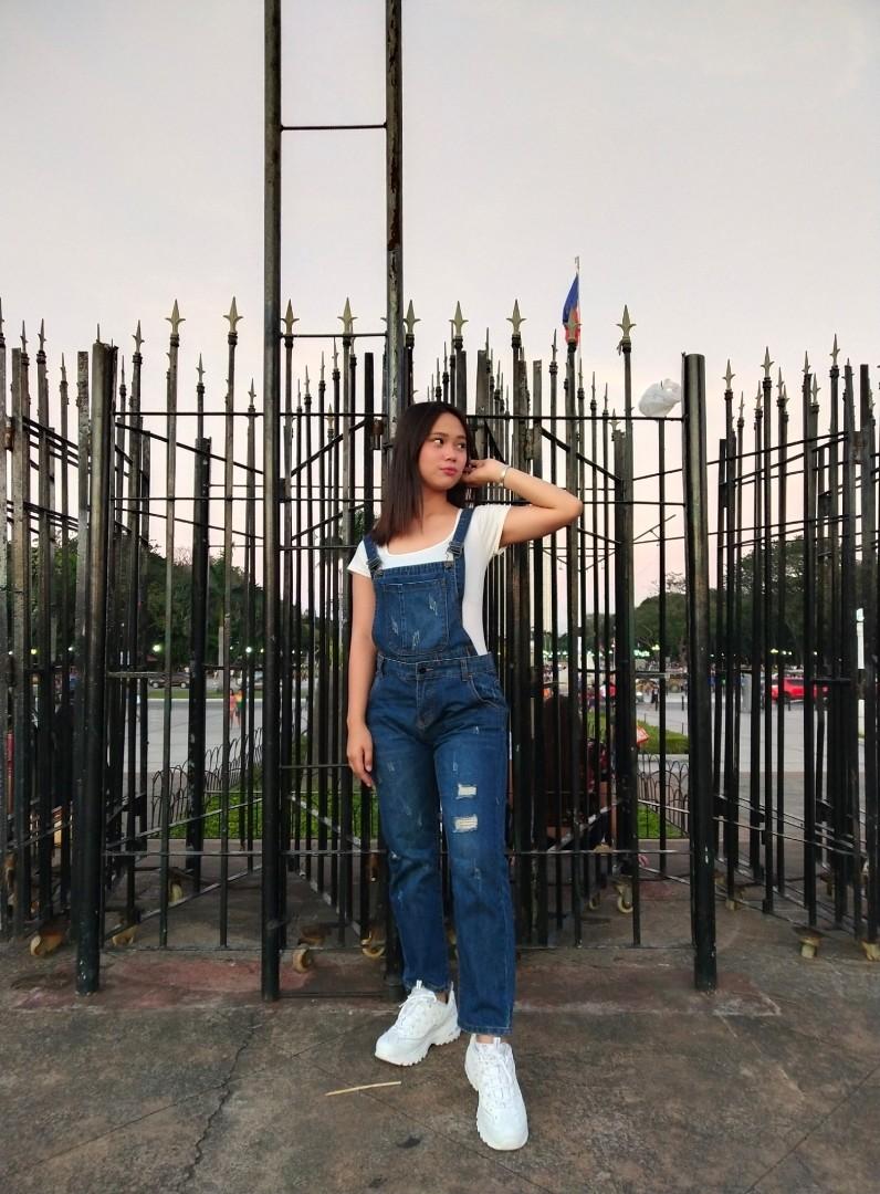Jumper Pants Detachable Maong Semi Ripped