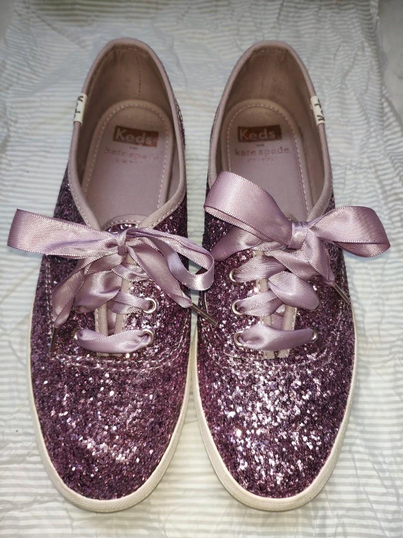 Keds by Kate Spade glitter sneaker shoes wedding photo shoot