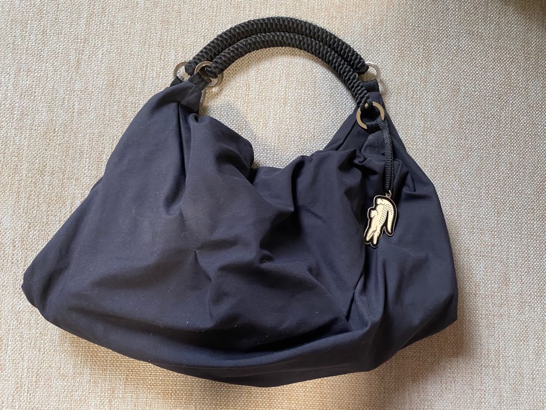 Lacoste black sling bag, Women's 