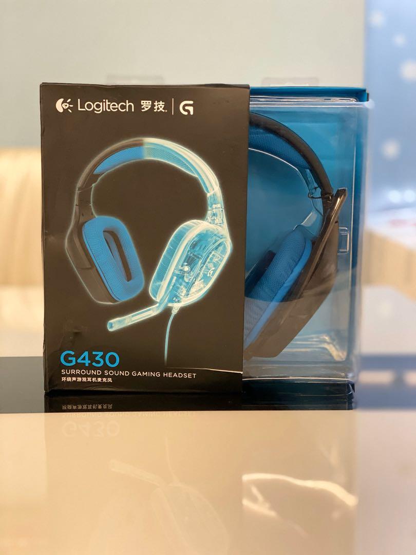 Logitech G430 Gaming Headset with Mic, Audio, Headphones
