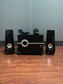 logitech speaker system z103