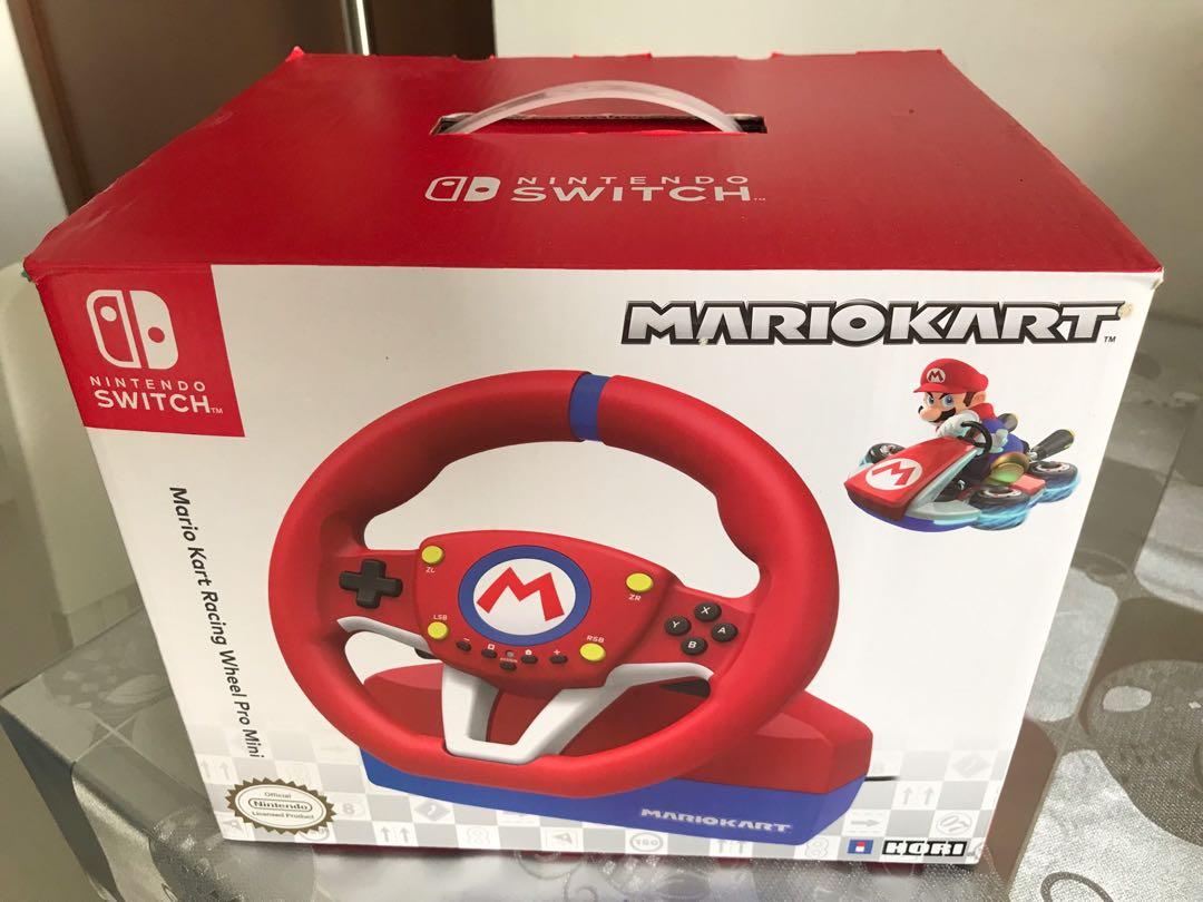 Mario Kart Racing Wheel Pro Mini, Video Gaming, Video Games, Nintendo on Carousell