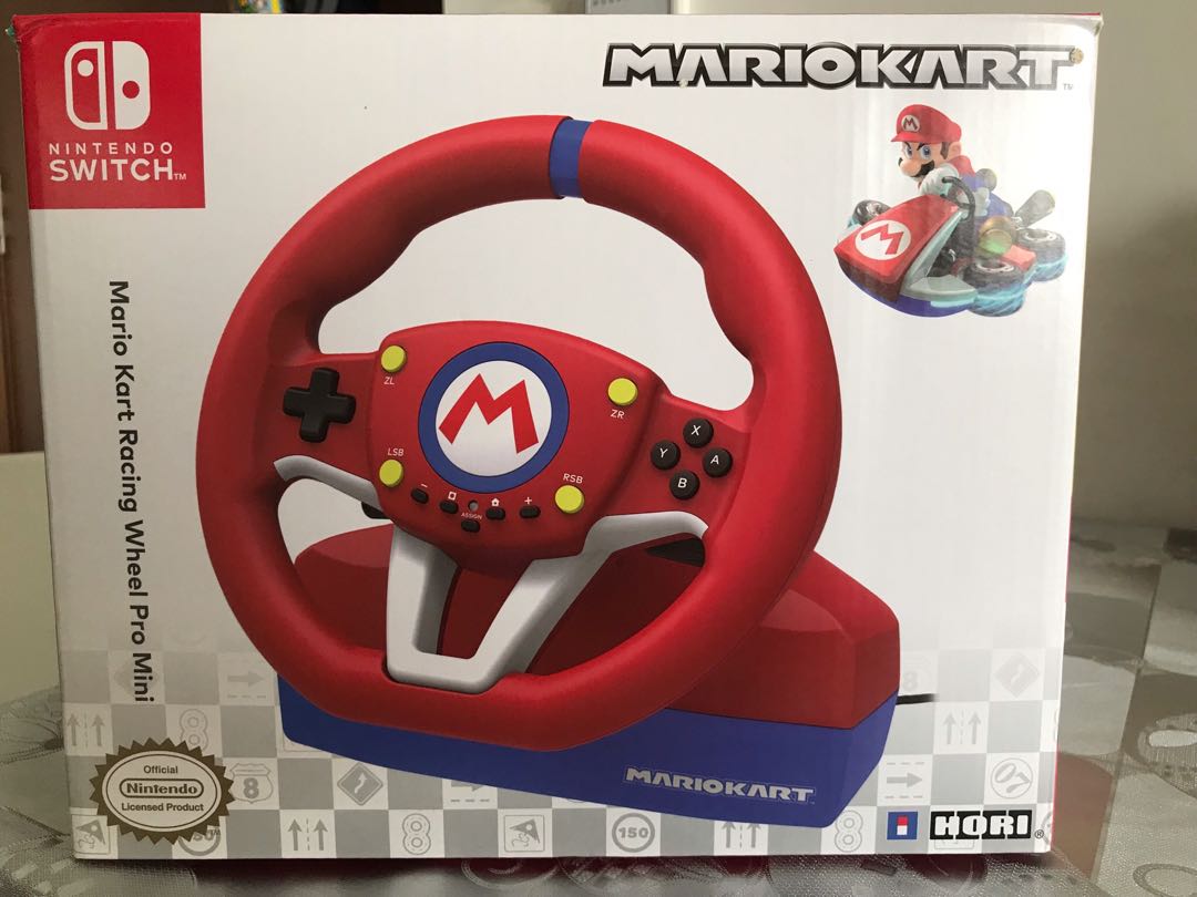 Mario Kart Racing Wheel Pro Mini, Video Gaming, Video Games, Nintendo on Carousell