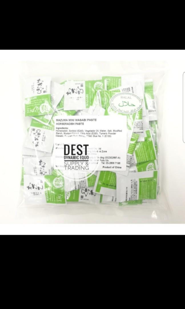 Mazuma Neri wasabi sachet, Food & Drinks, Spice & Seasoning on Carousell
