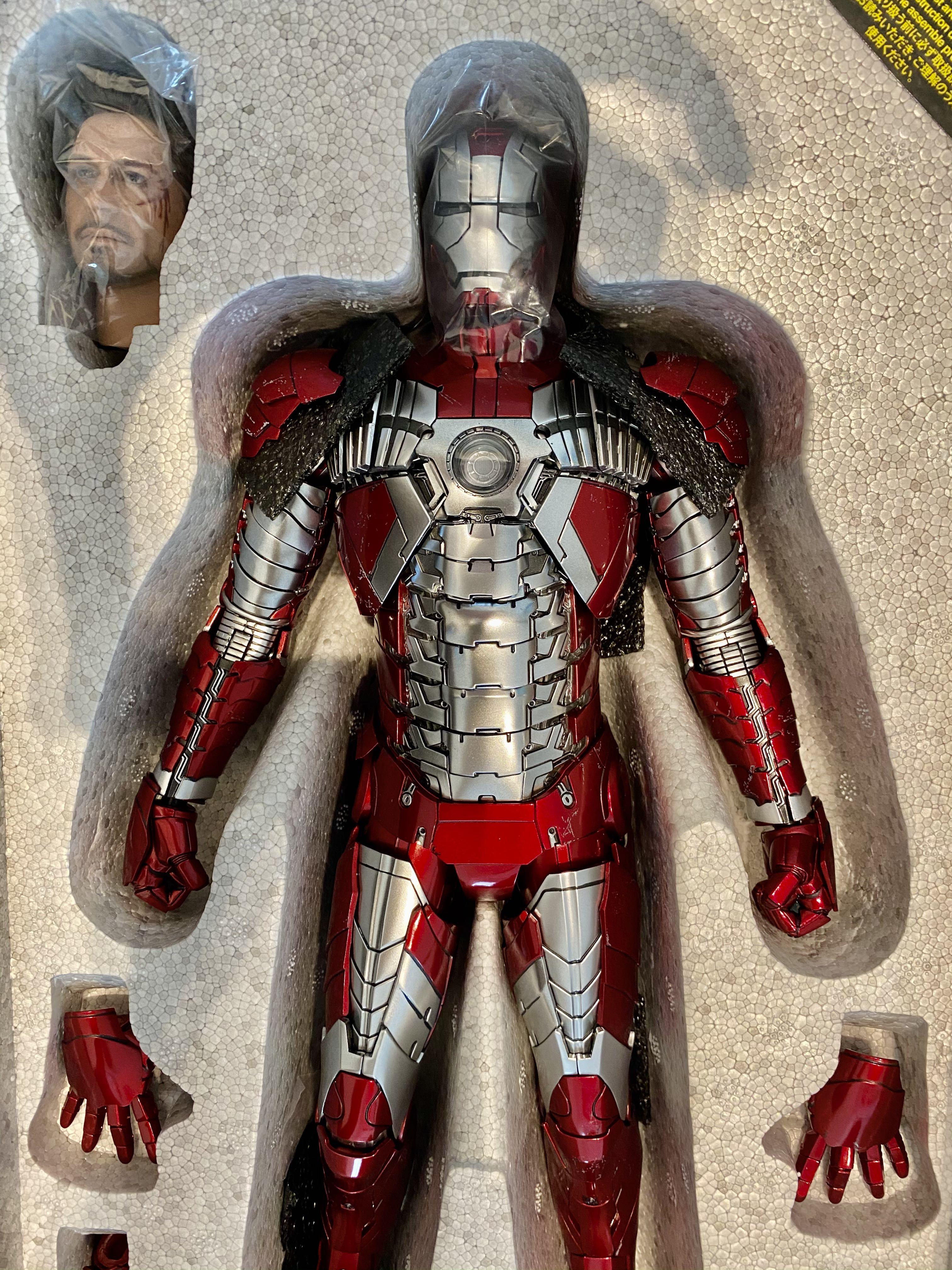 MIB Hot Toys Iron Man mark 5 Mark V Diecast MMS400 D18 Hobbies