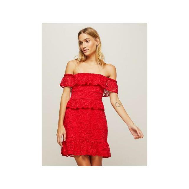 miss selfridge bardot skater dress
