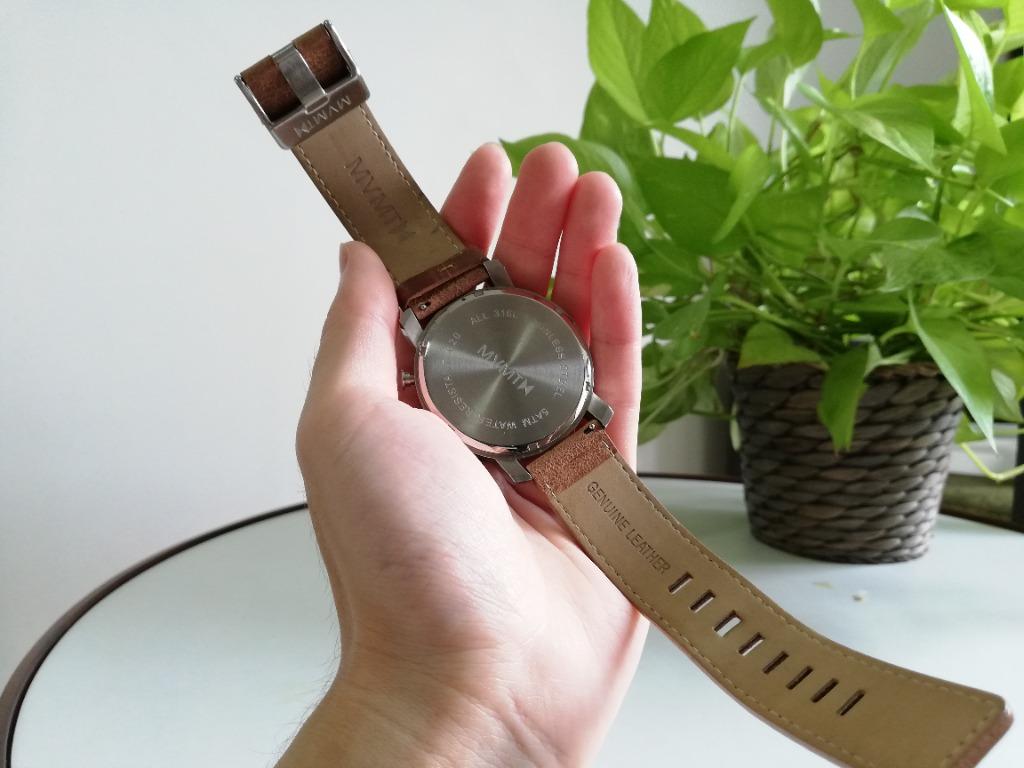 MVMT CHRONO WHITE CARAMEL Mobile Phones Gadgets Wearables Smart Watches on Carousell