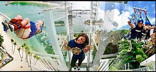 N AJ Hackett Skybridge Giant Swing Bungy Jump AJ Hackett Sentosa cheap ticket discount promotion Trick eye Aquarium Universal studios Adventure cove Madame Tussauds