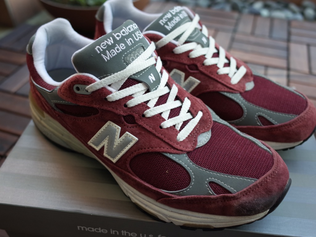 New balance 993 maroon hotsell