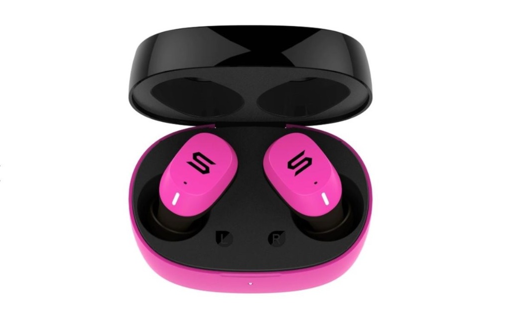 SOUL Emotion 2 True Wireless Earbuds, Shocking Pink, Audio, Earphones