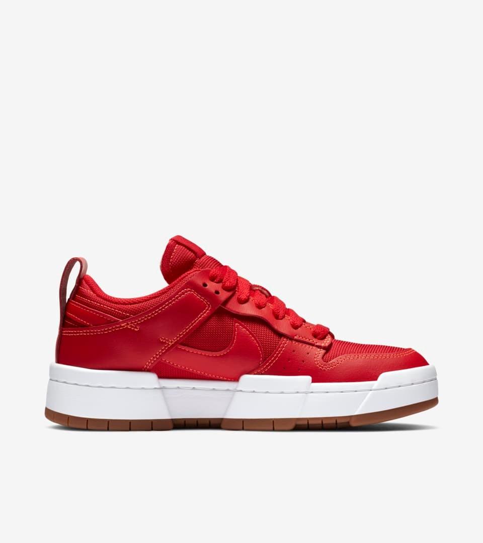 Dunk low disrupt university red clearance
