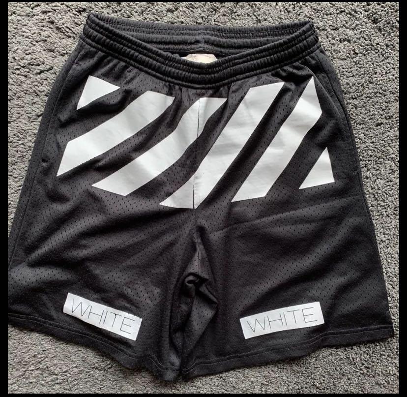 White off white sales shorts