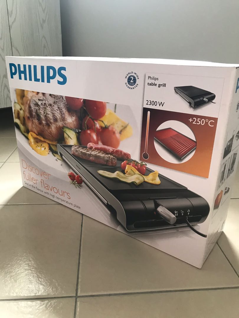 Philips table grill, TV & Home Appliances, Kitchen Appliances, BBQ